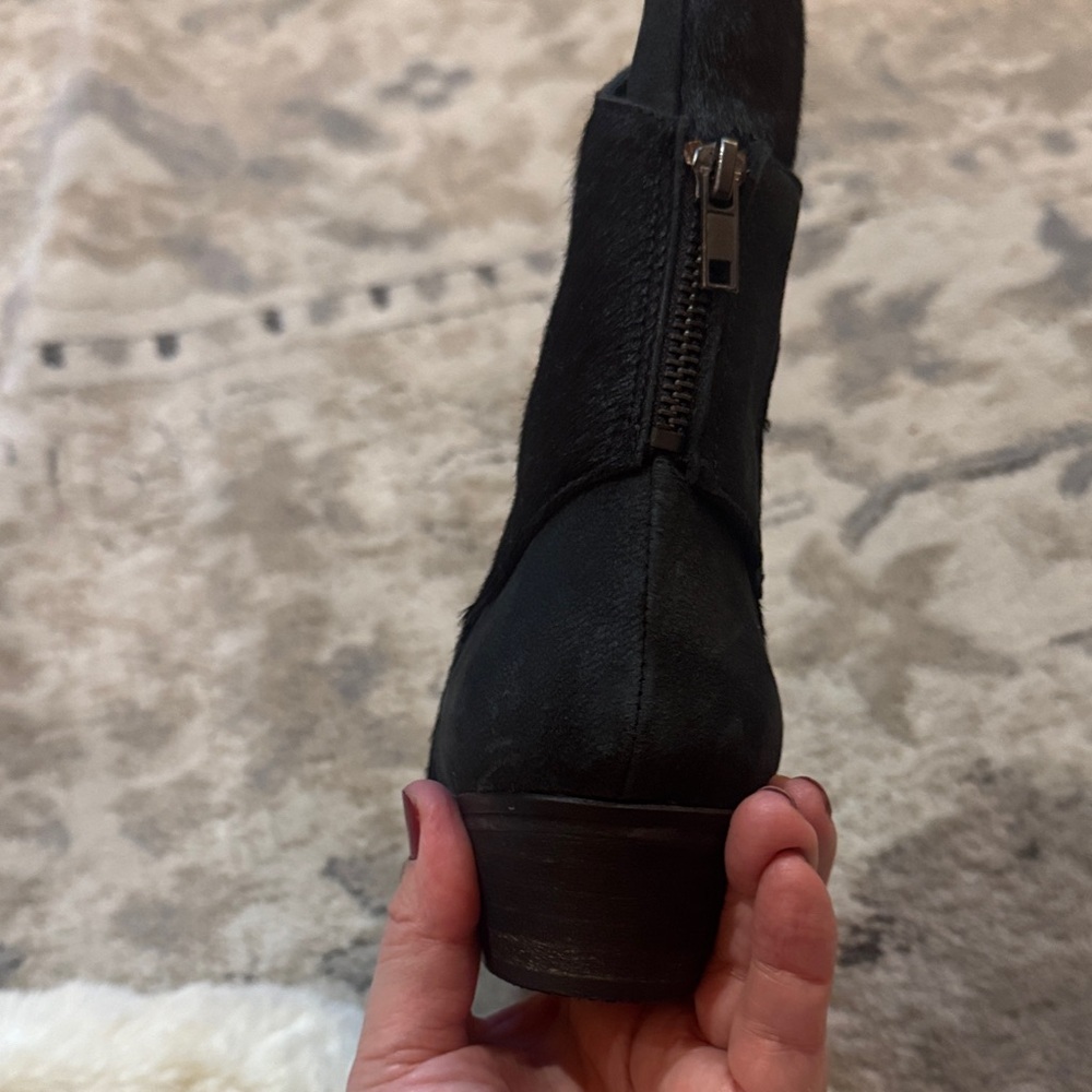 Free People Black Ankle Boots - Picture 4 of 6